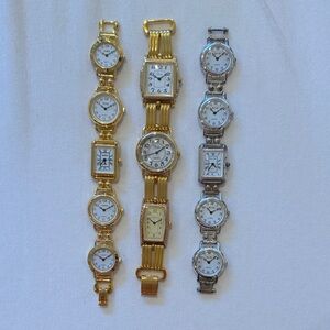 Elegant Gold and Silver Women's Watches